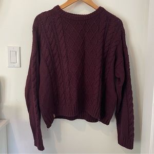 Ten Tree Womens Plum Sweater size Large